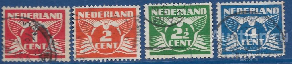 Нидерланды. 1924. Летящий голубь - Серия 1924-1925. Гашение.