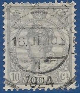Нидерланды. 1899. Королева Вильгельмина - 1899-1921 - Тип "Цветовые варианты". Гашение.