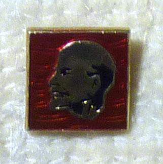 Значок В.И. Ленин СССР легкий металл