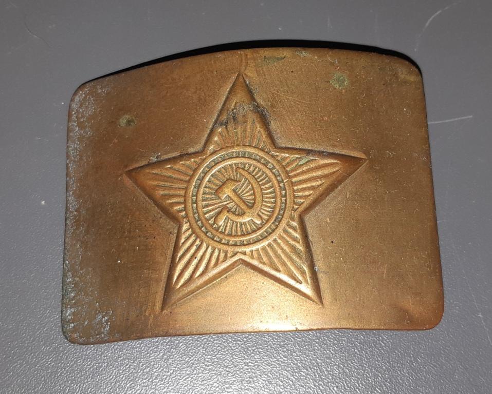 Пряжка Сухопутных Войск. Советская Армия СССР. 1970 - 1990 гг. 20 век. Оригинал.