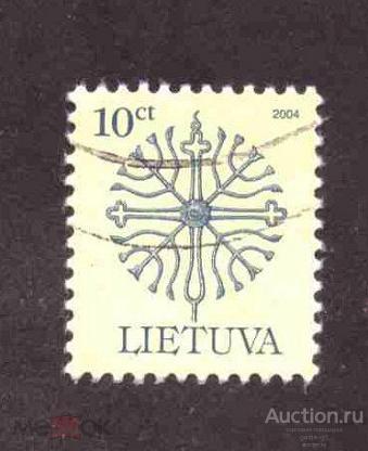 Литва     гашеная   2004  год  стандарт            №  4531