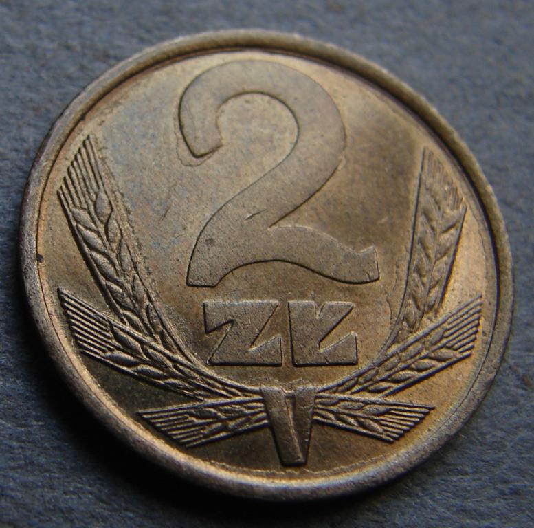 ПОЛЬША 2 ЗЛОТЫХ 1981 UNC