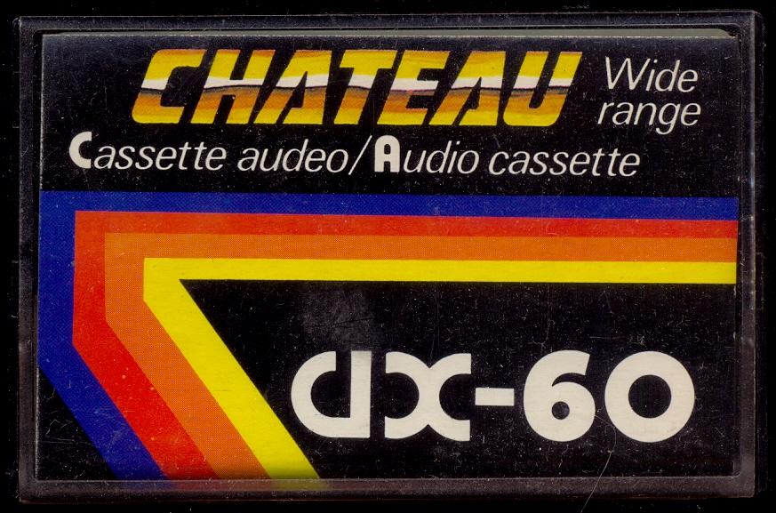 Audio Cassette CHATEAU AX 60 China не частая отл.сост.