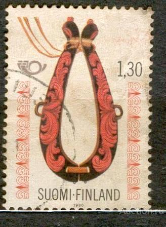 Финляндия 1980 ПРИКЛАДНЫЕ РЕМЕСЛА ХОМУТ ПОЧТА РОЖОК