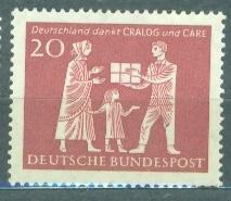Германия 1963 г. Социальная помощь  негашеная**