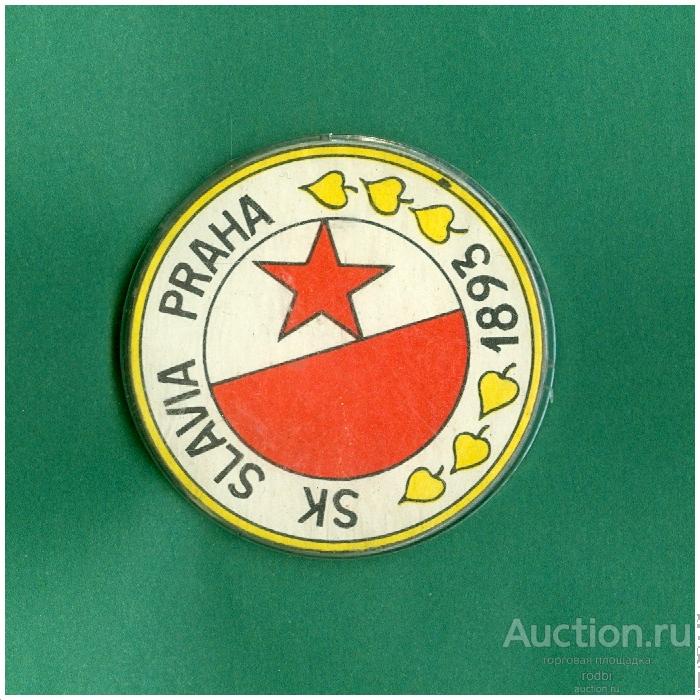 Значок Футбольный клуб SK Slavia Чехословакия.