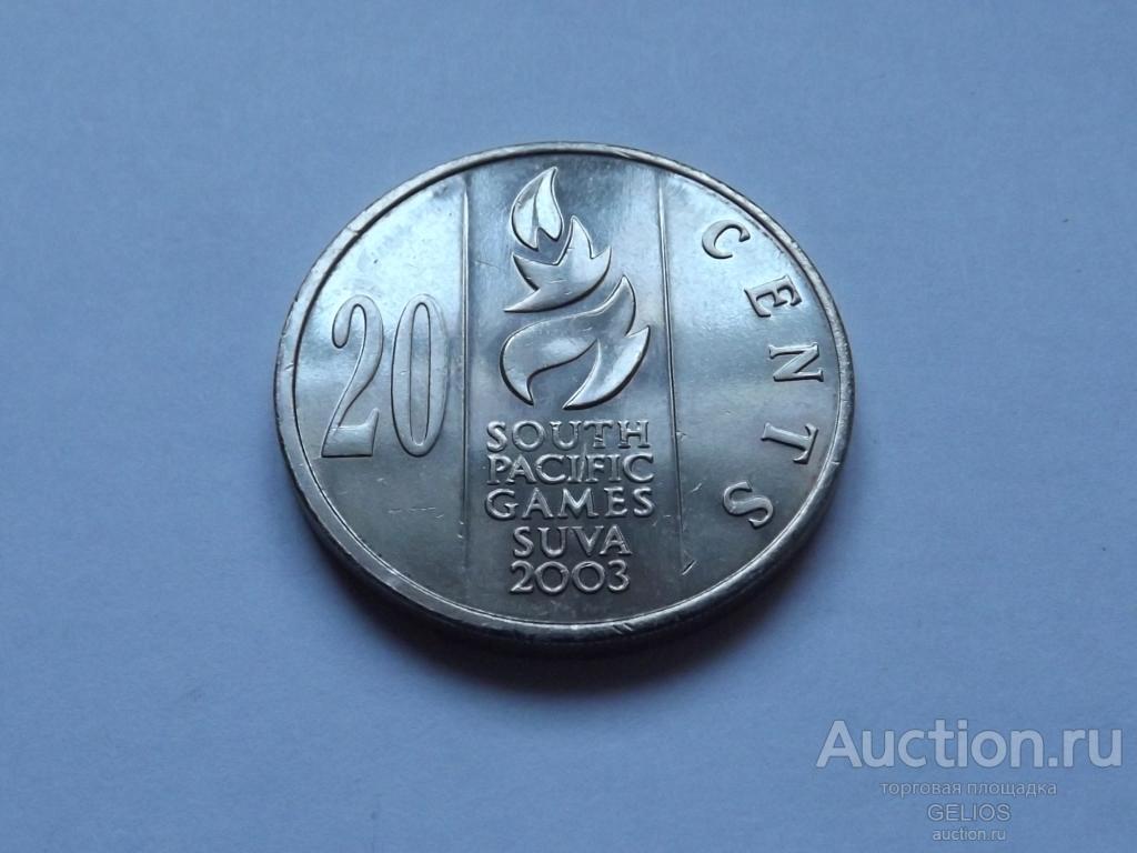 Фиджи 20 центов 2003 Тихоокеанские Игры СОСТОЯНИЕ!!!