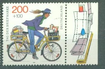 ФРГ 1995 г. День марки. Почтальон негашеная **