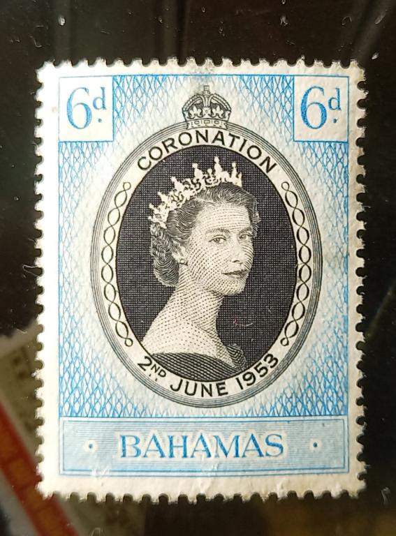Багамские острова 1953 год Коронация королевы Елизаветы II - MNH
