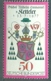 ФРГ 1977 г. Епископ Кеттфер Герб  негашеная**