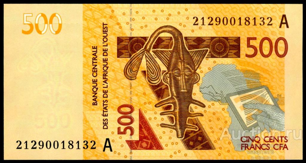 Кот-д-Ивуар 500 франков 2021 пресс № 119 Aj