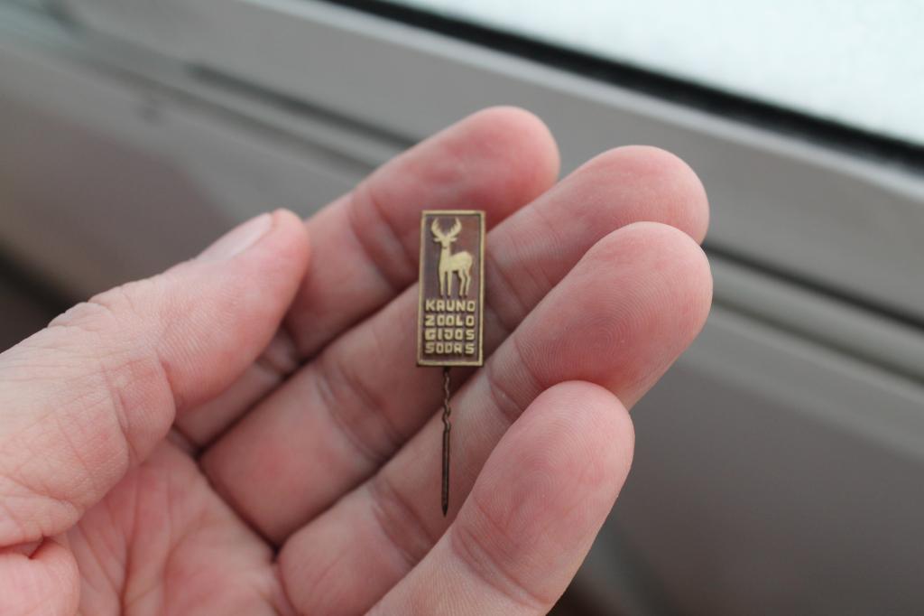 Знак тяжелый  ЗООЛОГИЧЕСКИЙ САД Каунас Литва ЗООПАРК №ЗВ