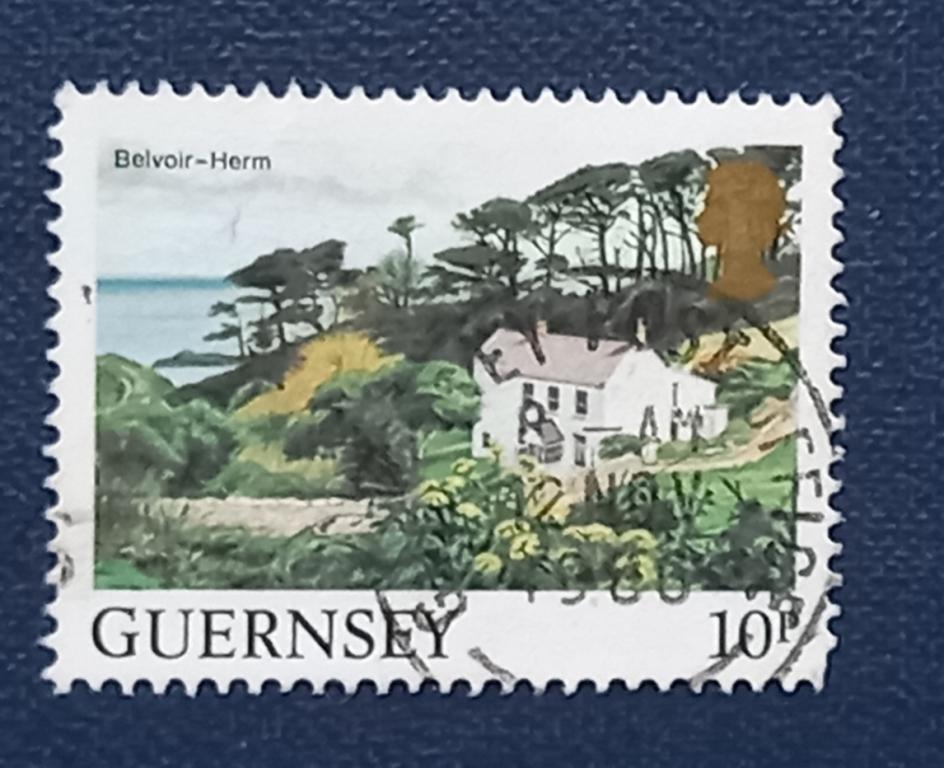 Гернси 1984 год Достопримечательности Гернси Бельвуар, Герм Гаш