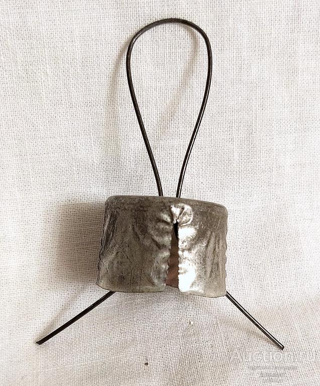 старинная  БОЛЬШАЯ !! ПЕТЕЛЬКА  ДЕРЖАТЕЛЬ для  БОЛЬШОЙ  КРУПНОЙ! елочной игрушки  ВИНТАЖ СССР  ( 2 )