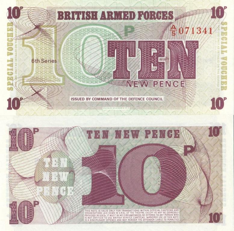 Англия/Великобритания 10 пенсов 1972 P.M48 пресс unc / армия