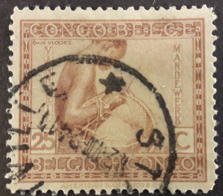 Бельгийское конго Абориген 1923 гаш 52