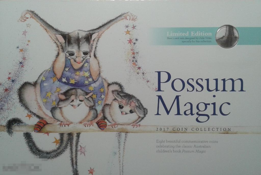 * Альбом для набора 8 монет Австралия 2017 серии 'Possum Magic' * Новый