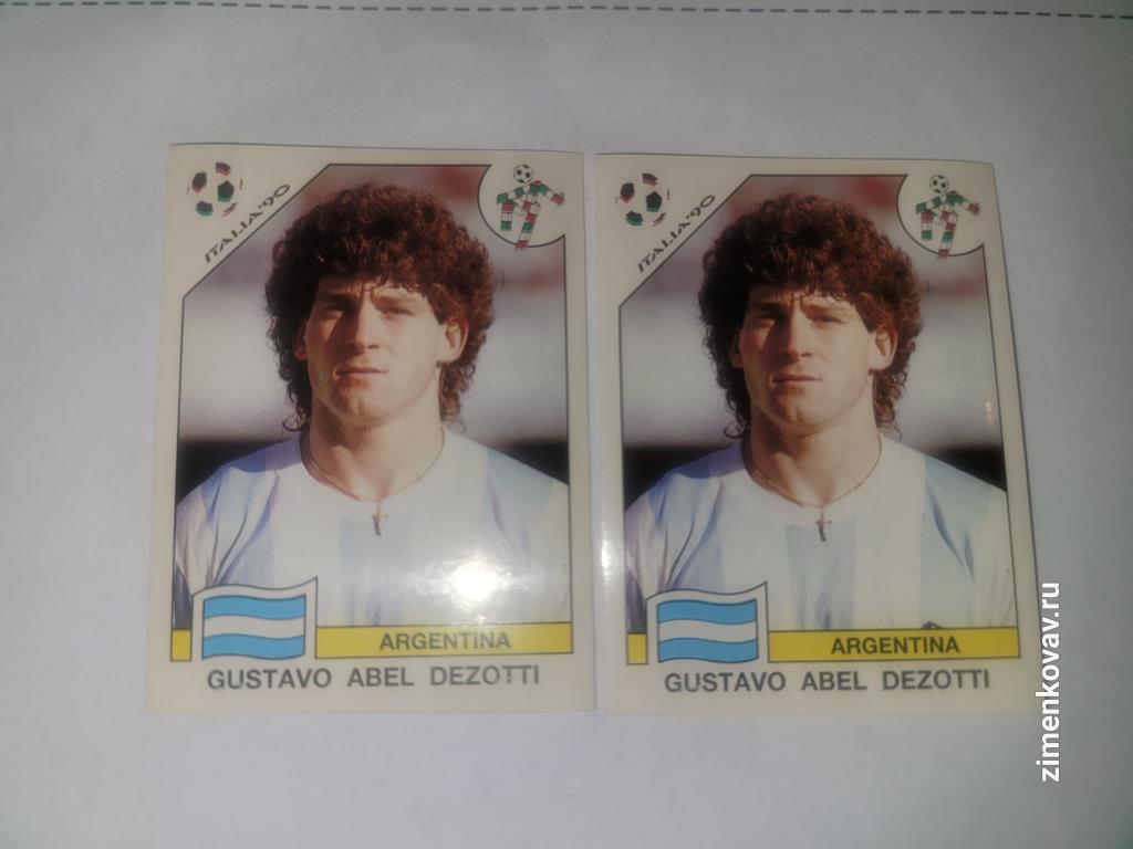 Наклейка Чемпионат Мира 1990 ЧМ 90 Панини Panini. №131