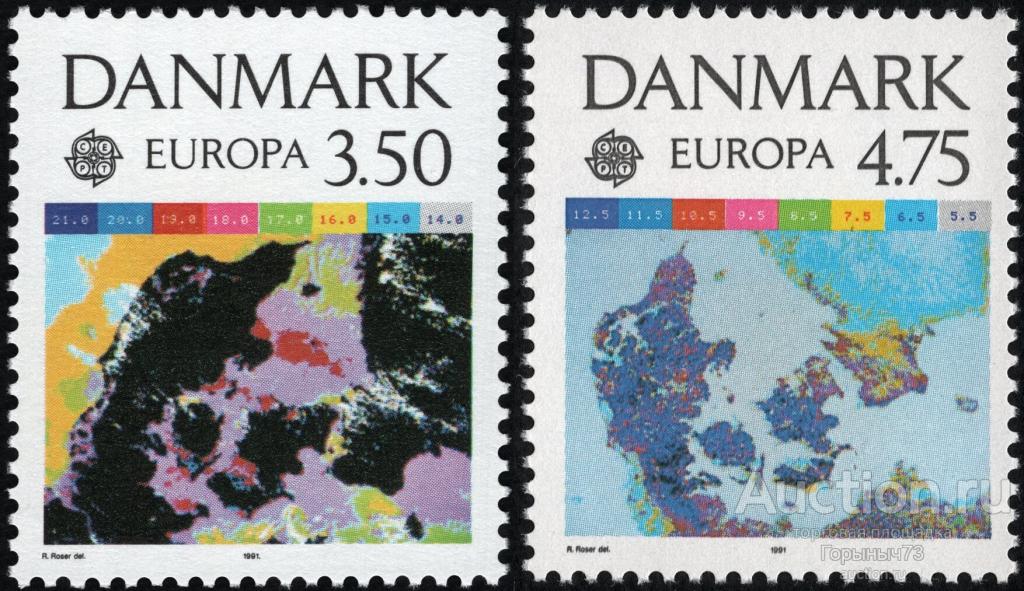 Дания 1991 пс Европа MNH