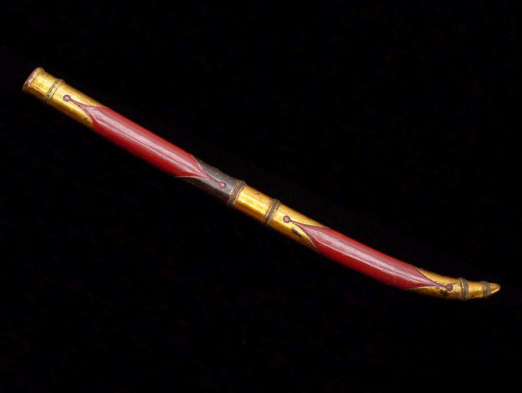 НОЖНЫ от этнической сабли ЮГО- ВОСТОЧНАЯ АЗИЯ XIX век.