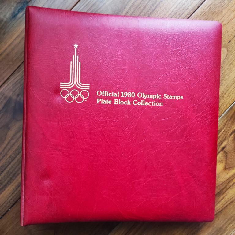 альбом Олимпийские игры Москва 1980 СССР Official Plate Block Collection Postal Service USA