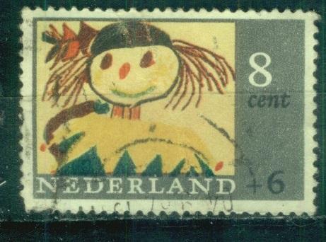 Нидерланды 1965  Mi# 850  Детские рисунки гаш а4