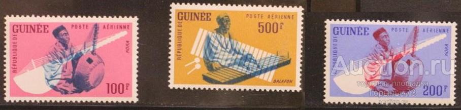 Гвинея 1962 пс АВИА MNH 14е кат!!!