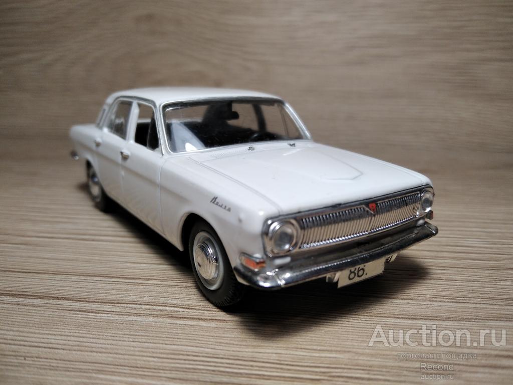Масштабная модель автомобиля СССР - ГАЗ-24.  № 86. 1:43.