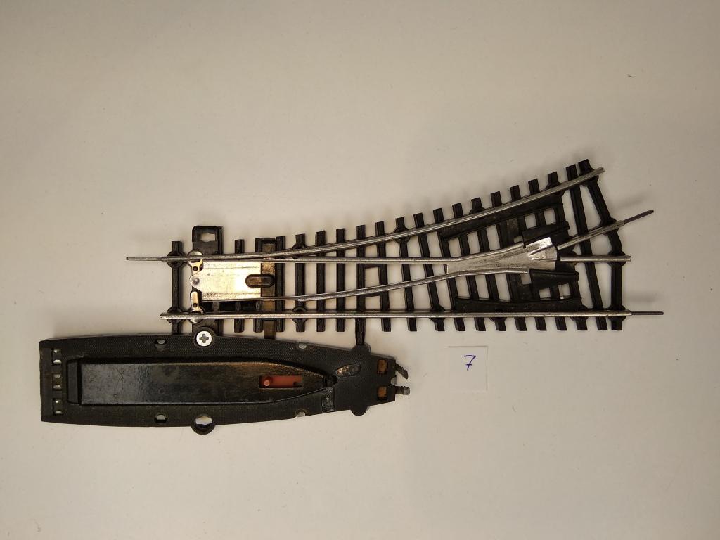 12мм.(TT) BTTB Стрелка левая №7,с электроприводом