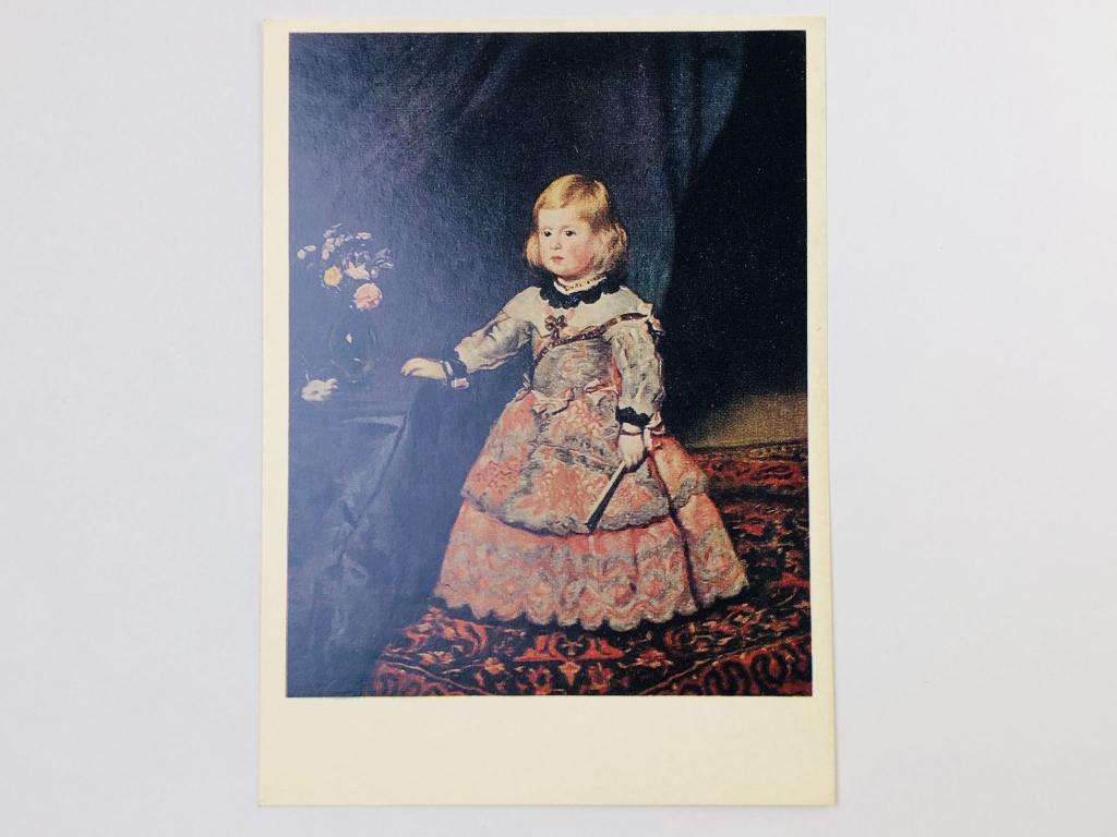 Диего да Сильва Веласкес. Портрет инфанты Маргариты-Терезы. Открытка. 1976
