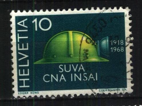 Швейцария 1968  Mi# 887  Пожарники  а4