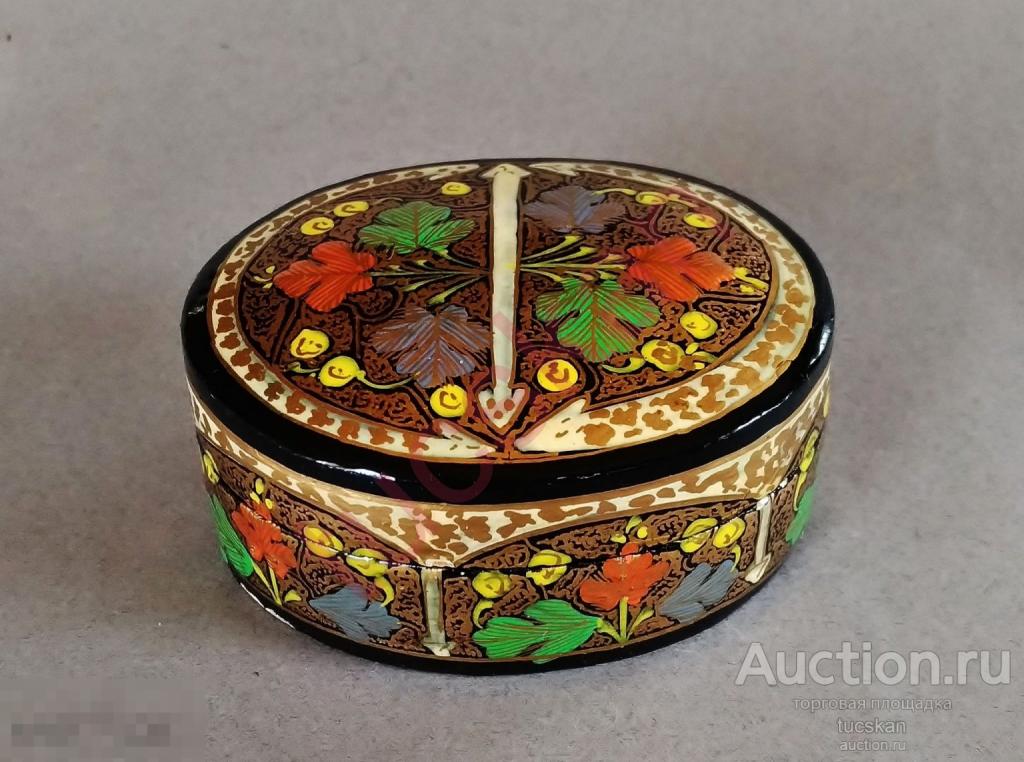 Шкатулка лакированная 9х7 см 