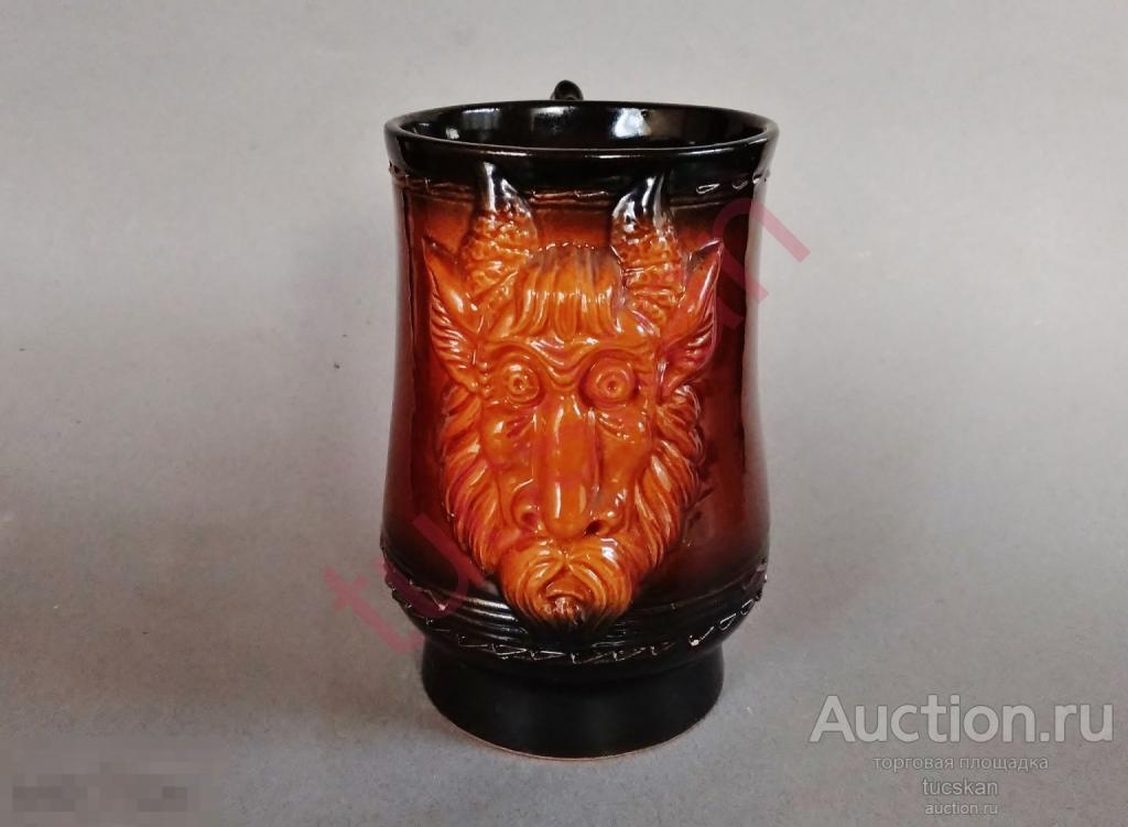 Пивная кружка керамика 14 см №3 