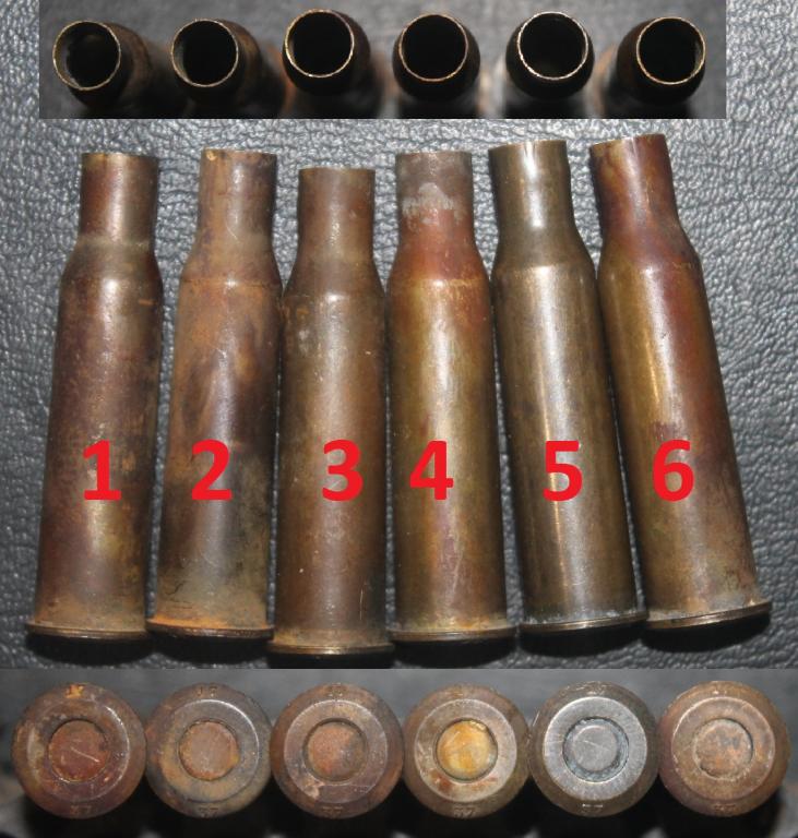 Гильза 7.62х54R, винтовка Мосина, маркировка 17 37