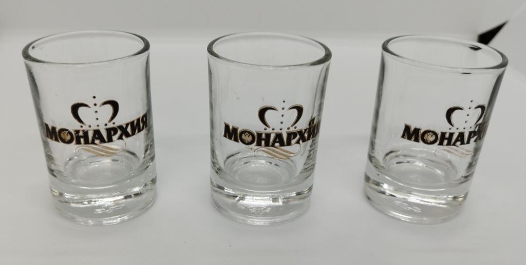 стопка Монархия 3 шт 6.5 см 50 мл