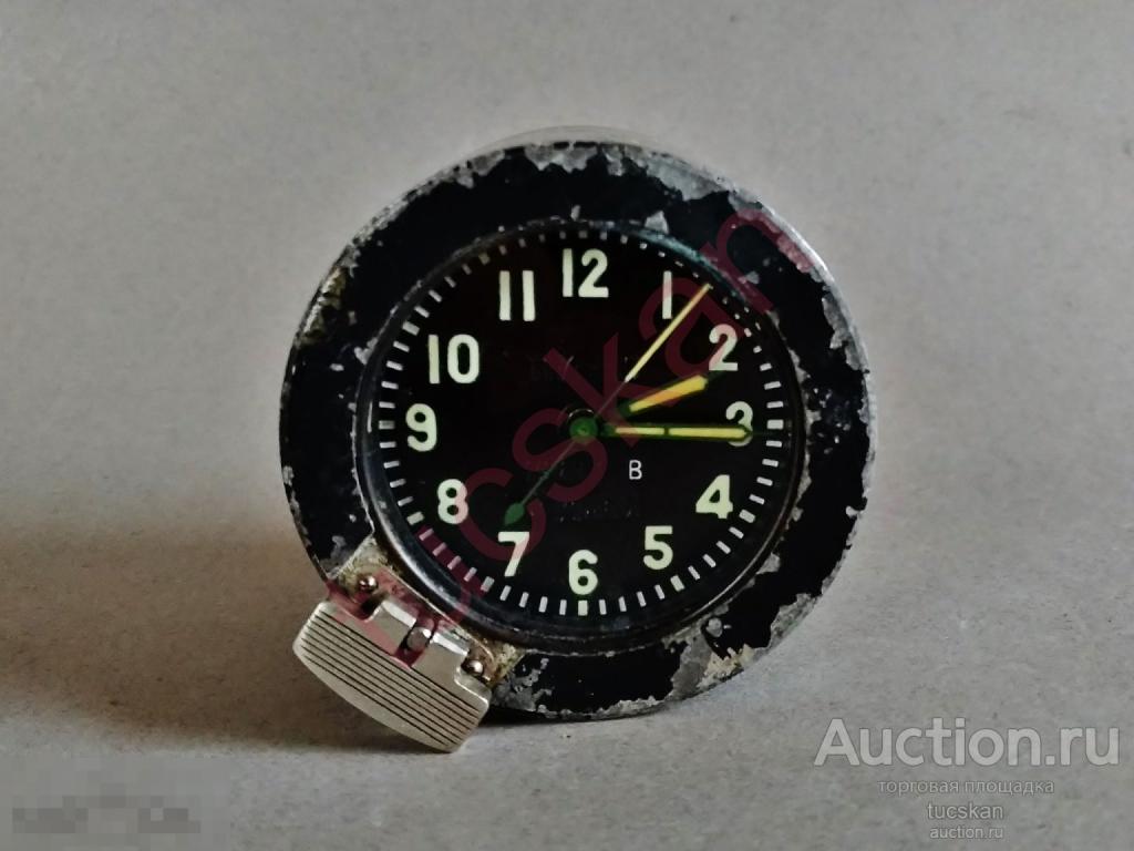 Часы танковые 117 ЧС, светомасса,  5 дней, рабочие 