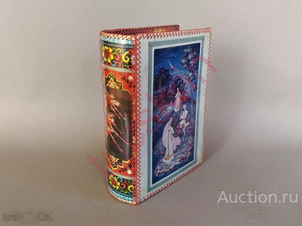 Шкатулка книга СССР  из открыток 