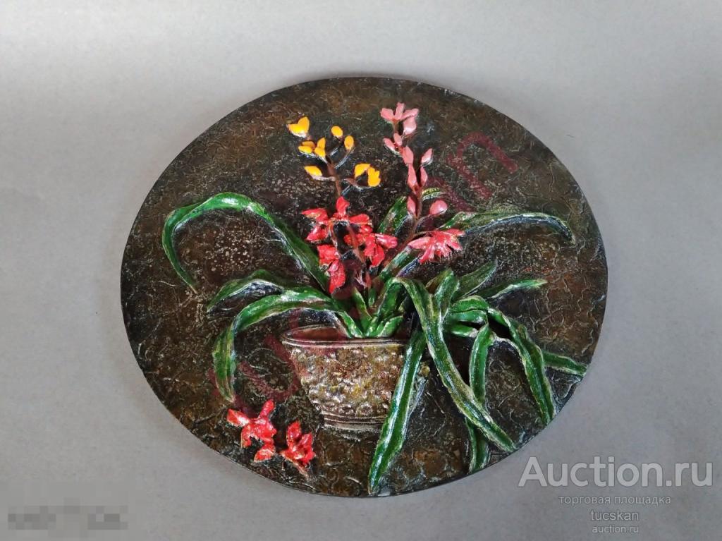 Панно настенное цветы 