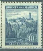 Богемия и Моравия (Германская оккупация) 1939 г. стандартный выпуск Липы негашеная**
