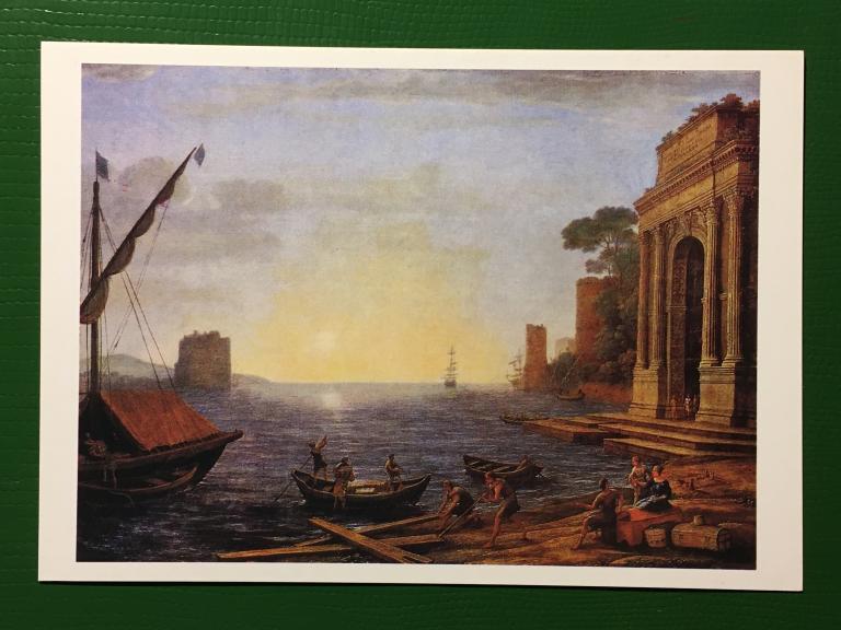 Клод Лоррен. Морская гавань при восходе солнца. 1990 г.