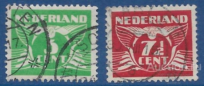 Нидерланды. 1941. Летящий голубь - Серия 1941. Гашение.