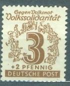Саксония (оккупация СССР) 1946 г. стандартный выпуск Восстановление негашеная**
