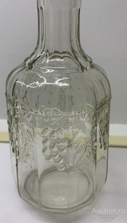 RARE !  Виноградная  Лоза ! Графинчик для Водочки ! 19  Век !