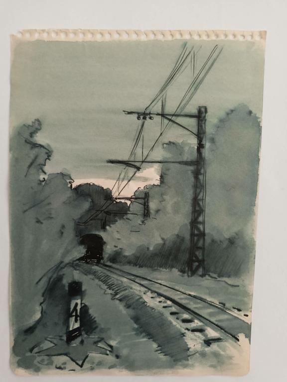 Бубнов А.П. (1908-1964) "Железная дорога"