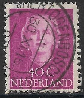 Нидерланды. 1950. Королева Юлиана - 1949-1951 - Тип "Анфас". Гашение.