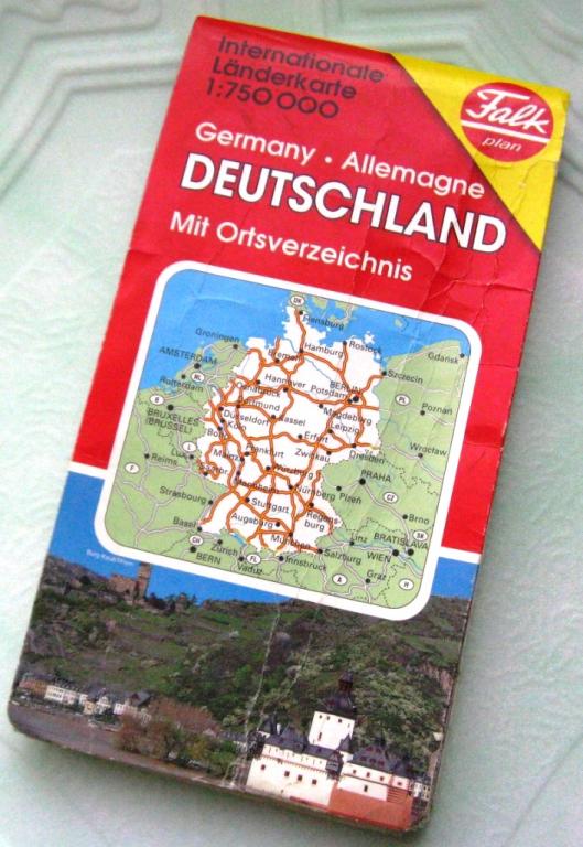 Deutschand/Германия - карта издания Германии