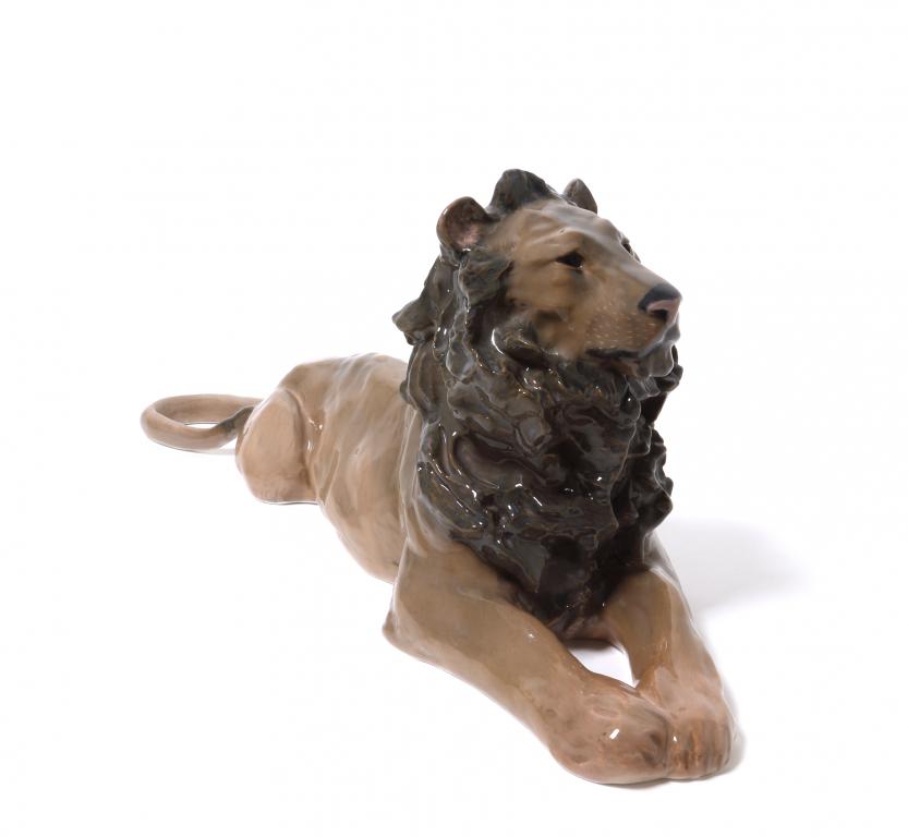 Фарфоровая статуэтка "Лев". Royal Copenhagen