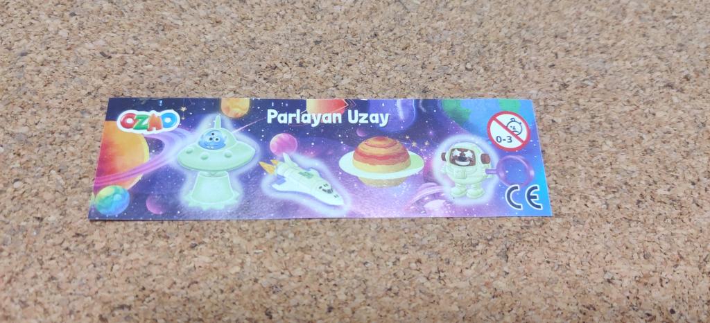 Вкладыш не киндер Ozmo Космос космический корабль