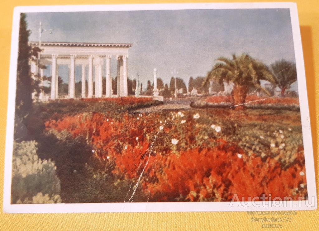 Батуми. "Приморский парк" Курорт Кавказ. ИЗОГИЗ. Открытка СССР 1962 г.