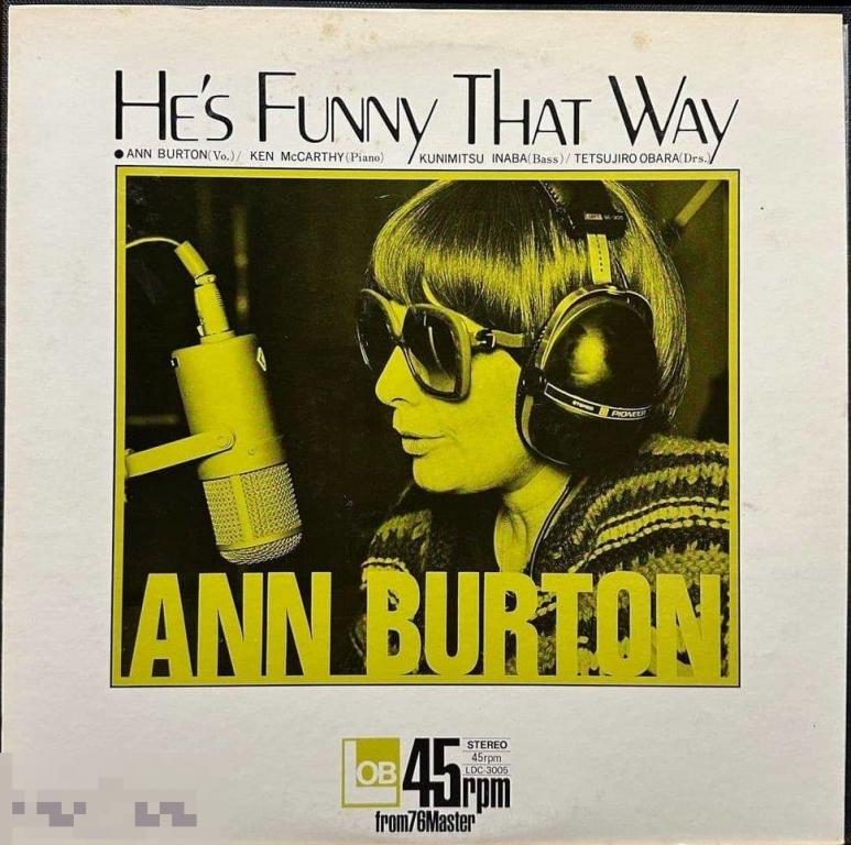 Ann Burton - He’s Funny That Way (1977) Lob, Japan 